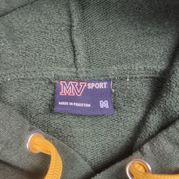 Baylor University Men Medium Green NCAA Logo Graphic Pullover Fleece Sweatshirt - Picture 2 of 6